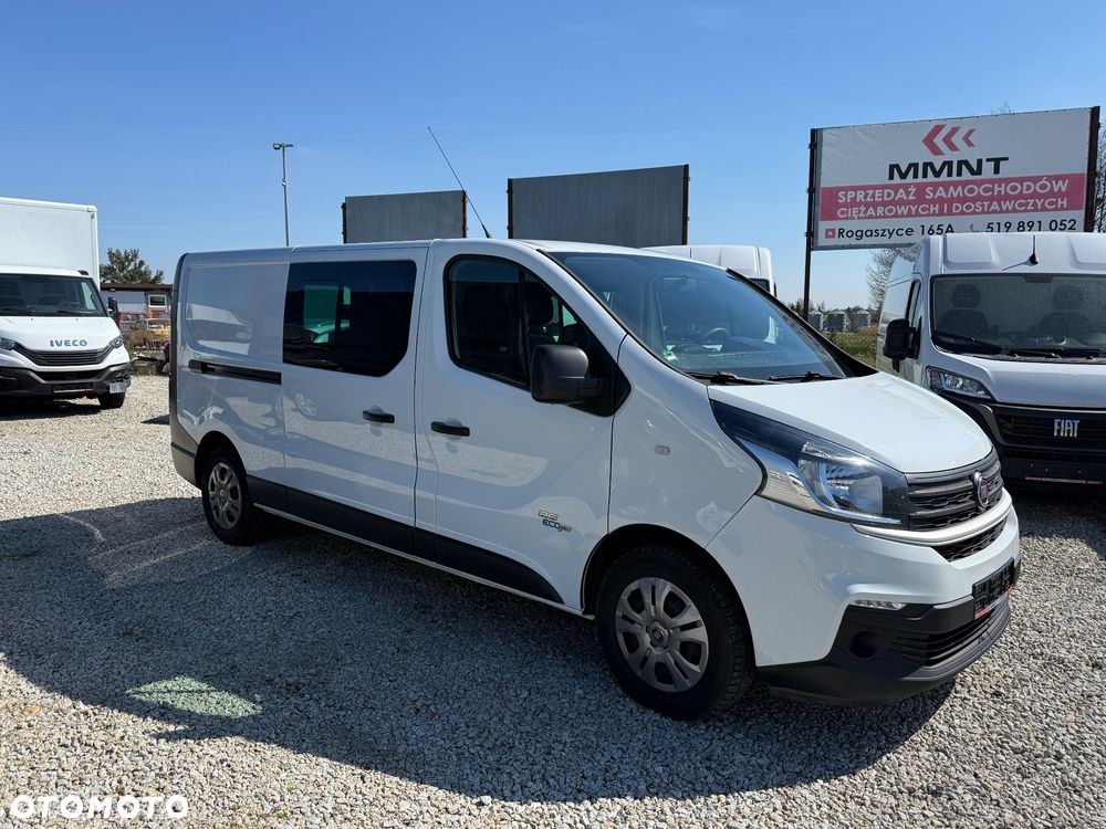 Fiat TALENTO EcoJet 125 LONG / BRYGADOWY 6 miejsc/klima/tempomat/2 tony na haku/bezwypadkowy/Import Niemcy - 2