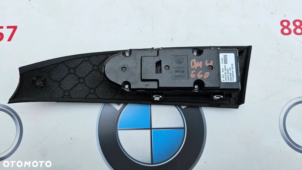 BMW 5 E60 E61 Panel sterowania szybami Przyciski szyb Przełącznik szyby przód lewy 6951904 - 5