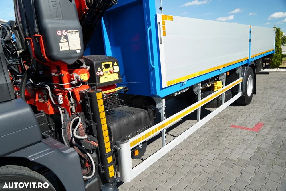 MAN TGS 18.320 / 4x2 / PLATFORMĂ - 6,8 M + FASSI F135 HDS / Rază de acțiune 8 m / PODEA REZISTENTĂ / RADIOCOMANDĂ / ROTATOARE / IMPORTAT - 16