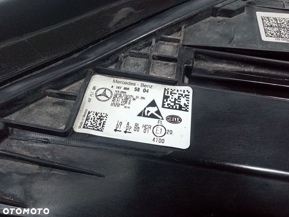 MERCEDES GLE W167 REFLEKTOR PRAWY LED A1679065804 - 4