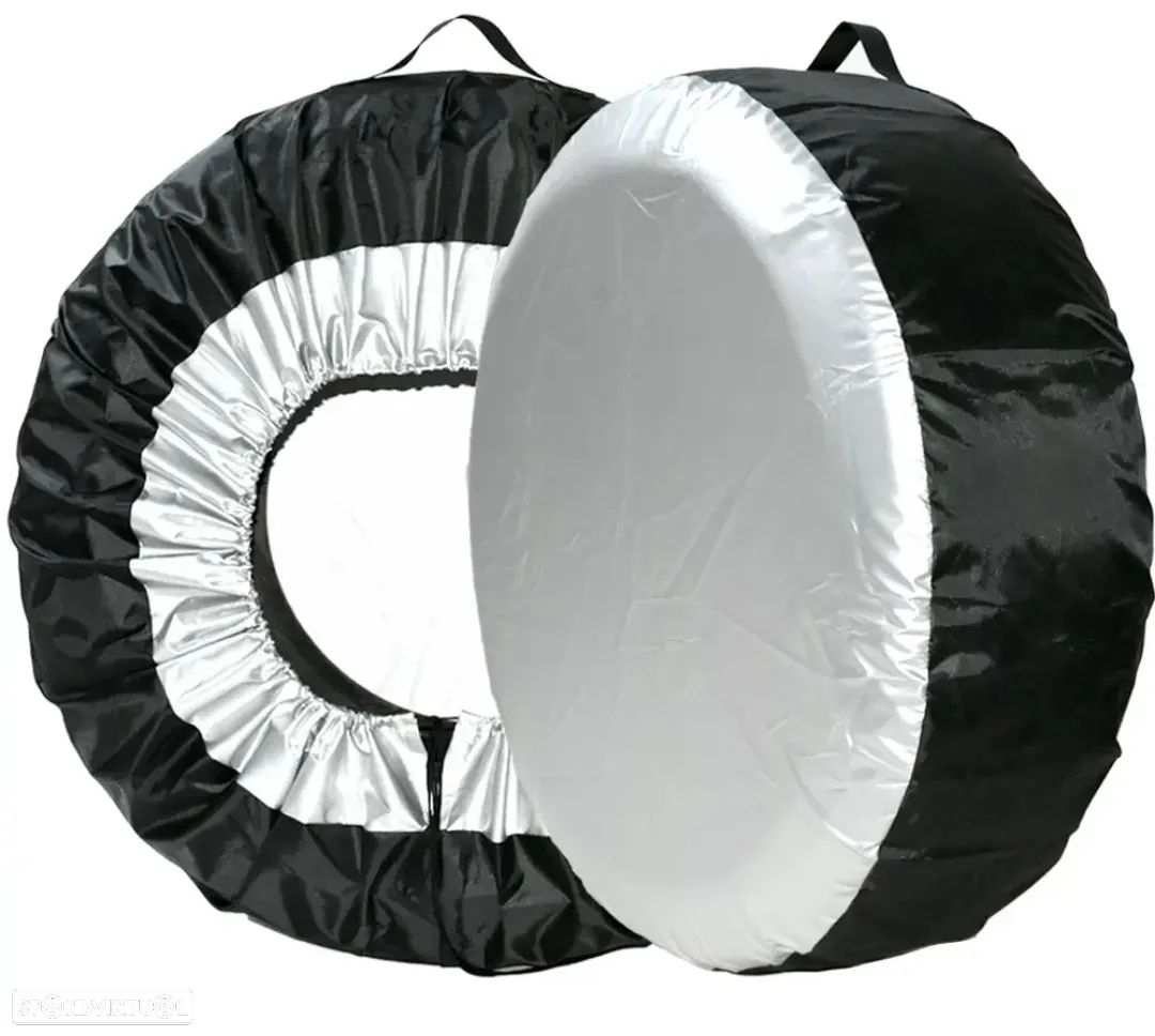 Conjunto Capas Protetoras Rodas Jantes Pneus Universal - 4 peças - 3