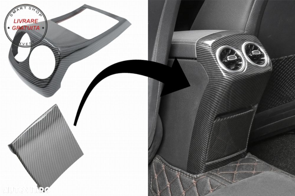 Kit Interior Complet cu Ornamente interior Consola Centrala Spate Mercedes A-Class- livrare gratuita - 14