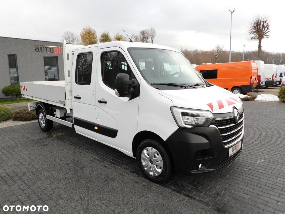 Renault MASTER SKRZYNIA PODWÓJNA KABINA DOKA 6 MIEJSC TEMPOMAT NAWIGACJA LEDY KLIMATYZACJA  150KM - 5