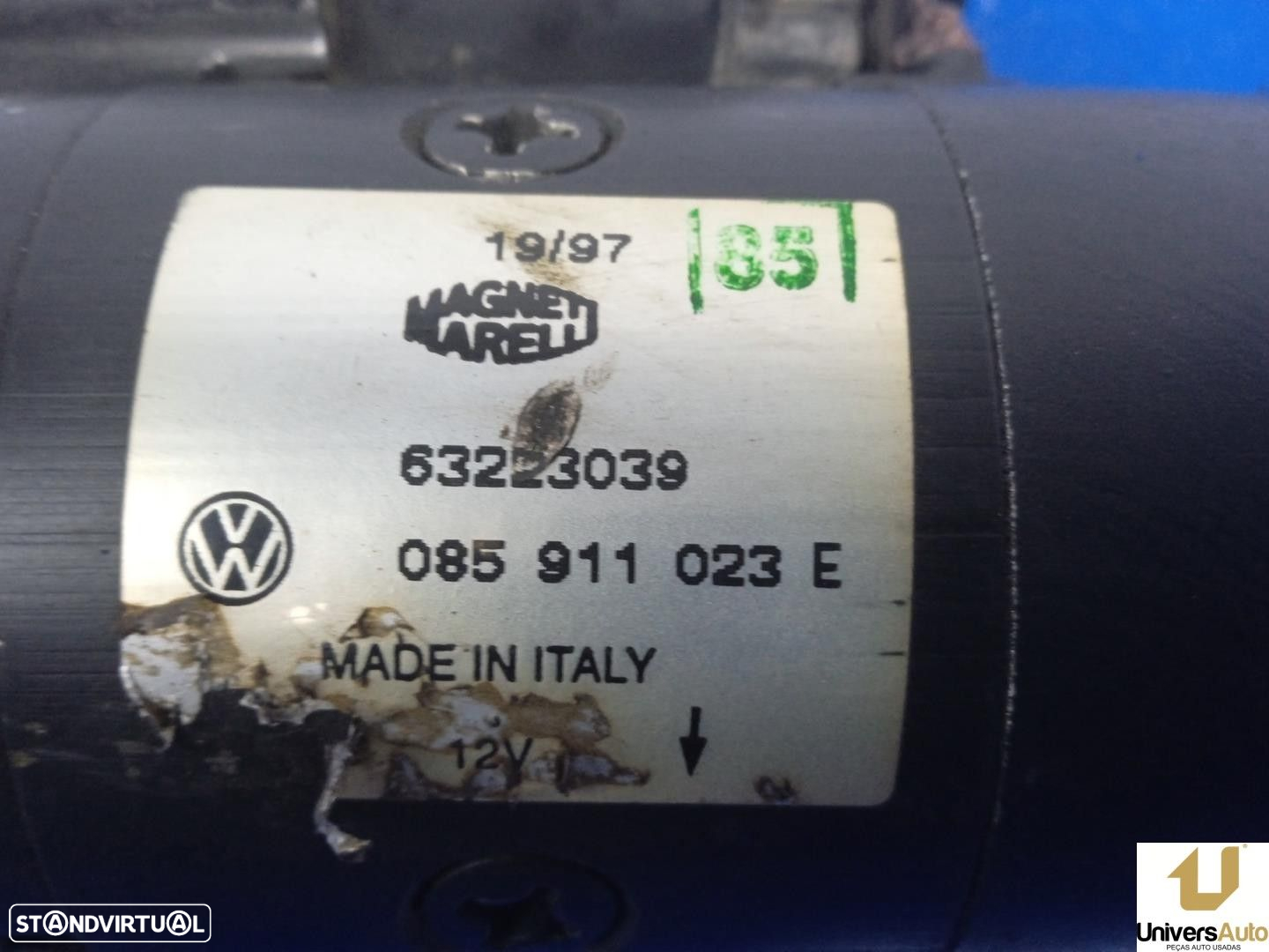 MOTOR ARRANQUE SEAT AROSA 1999 -085911023E - 3