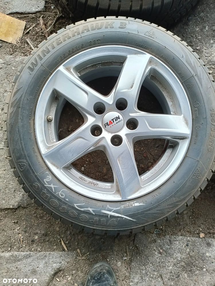 Koła zimowe alufelgi 5x100 r15 185/65 r15 - 6
