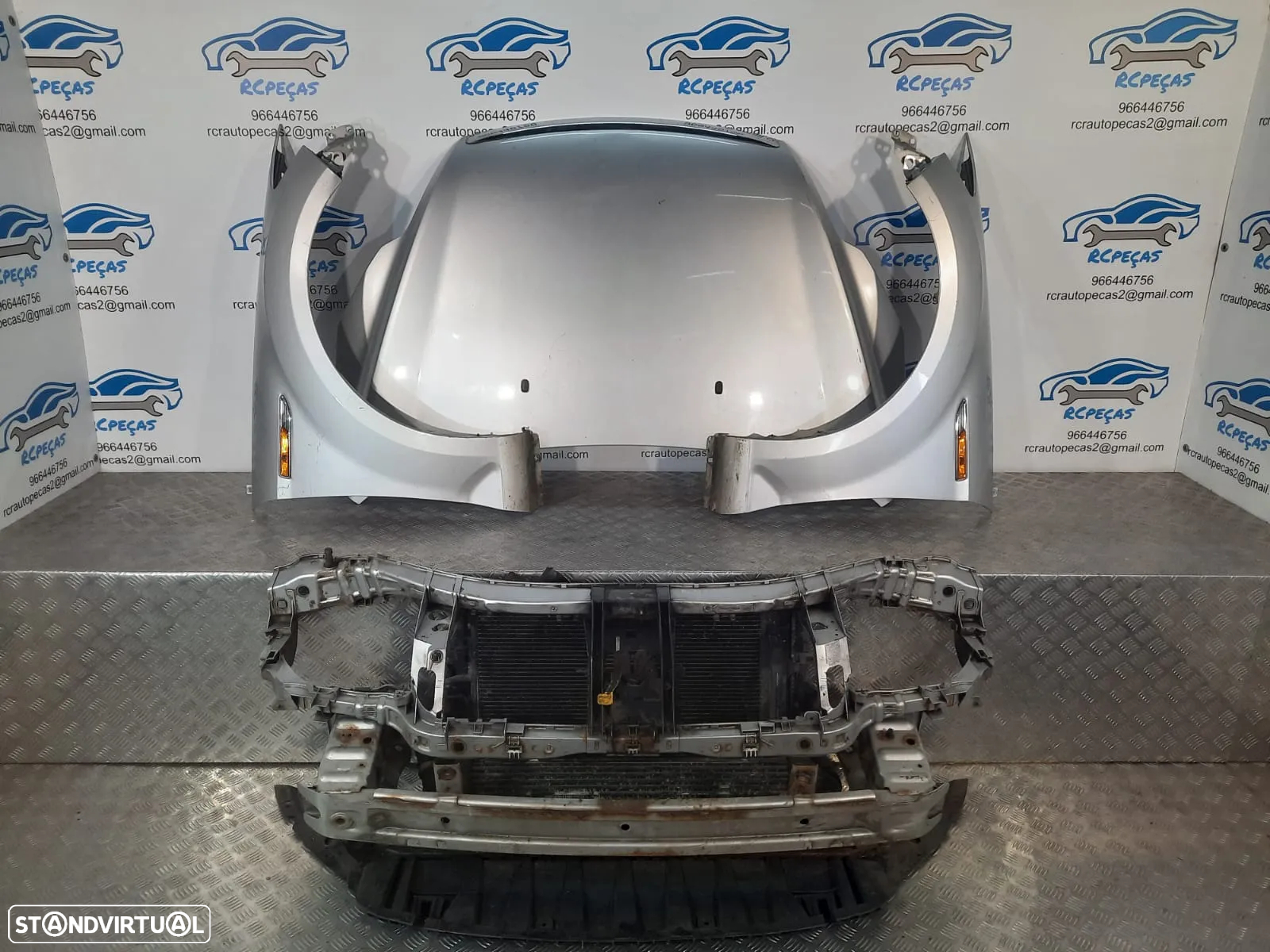 FRENTE COMPLETA FORD MONDEO IV 4 MK4 CAPOT PARACHOQUES GUARDA-LAMAS OTICAS RADIADOR VENTILADOR FRENTE FIBRA REFORÇO - 5