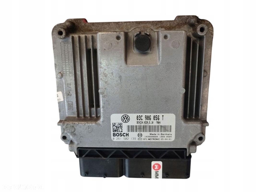 KOMPUTER STEROWNIK SILNIKA VW PASSAT B6 1.6 FSI 03C906056T 0261S02139 - 1