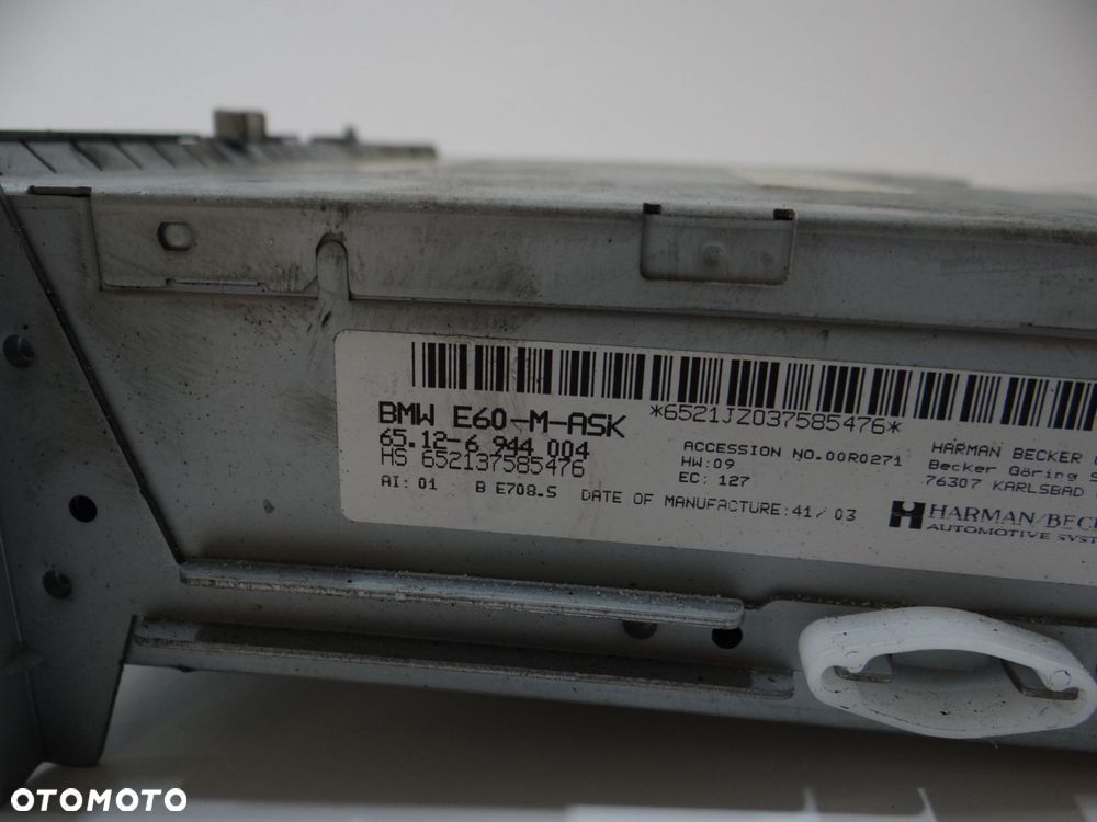 RADIO CZYTNIK NAWIGACJI BMW E60 E61 6944004 - 4