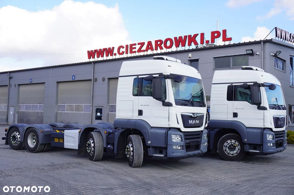 MAN TGS 35.420 8x2 / Rama 6,4 m / 3 osie skrętne / 3 szt. - 2