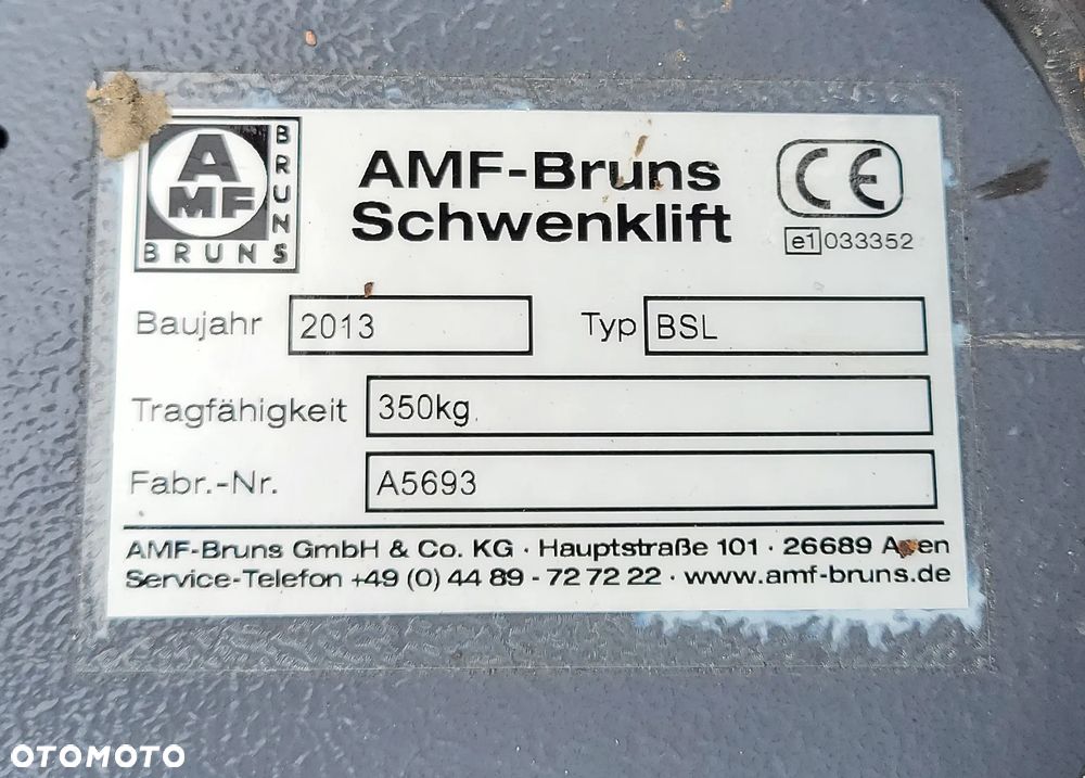 WINDA INWALIDZKA SKŁADANA PODNOŚNIK AMFBRUNS 350KG - 4