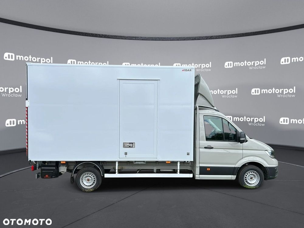 Volkswagen Crafter KONTENER MEBLOWY+WINDA/AUTOMAT/35 Podwozie z pojedynczą kabiną 2,0 l 163 KM manual r. o.: 4490 mm - 6