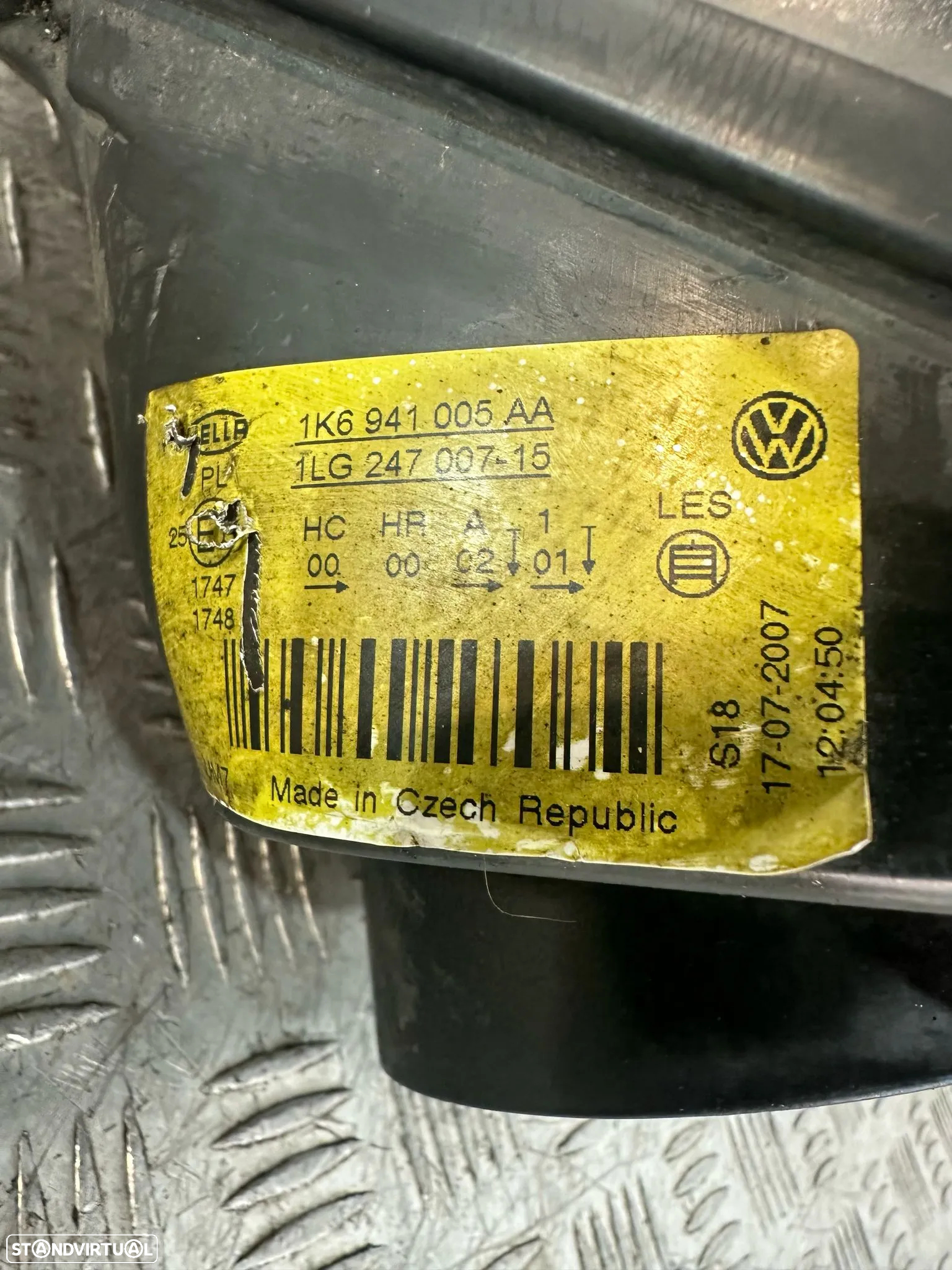 .Otica Farol Esquerda Original Halogénio VW Volkswagen Golf 5 MK5 V Variant Jetta 1K6941005AA 2003 – 2010 - 8