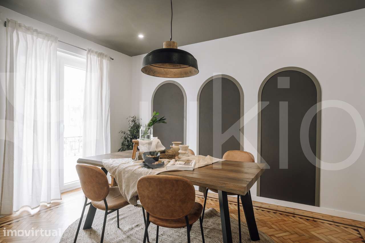 Apartamento T2 com escritório em Campo Grande - Grande imagem: 2/23