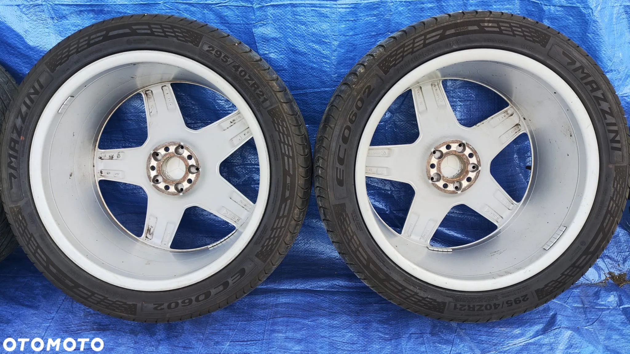 KOŁA FELGI ORYGINALNE AMG 21 CALI A1644017002 10Jx21 ET37 OPONY 295/40ZR21 MERCEDES GLE ML W164 W166 GLS GL X164 X166 S-KLASA W222 CL W216 - 13