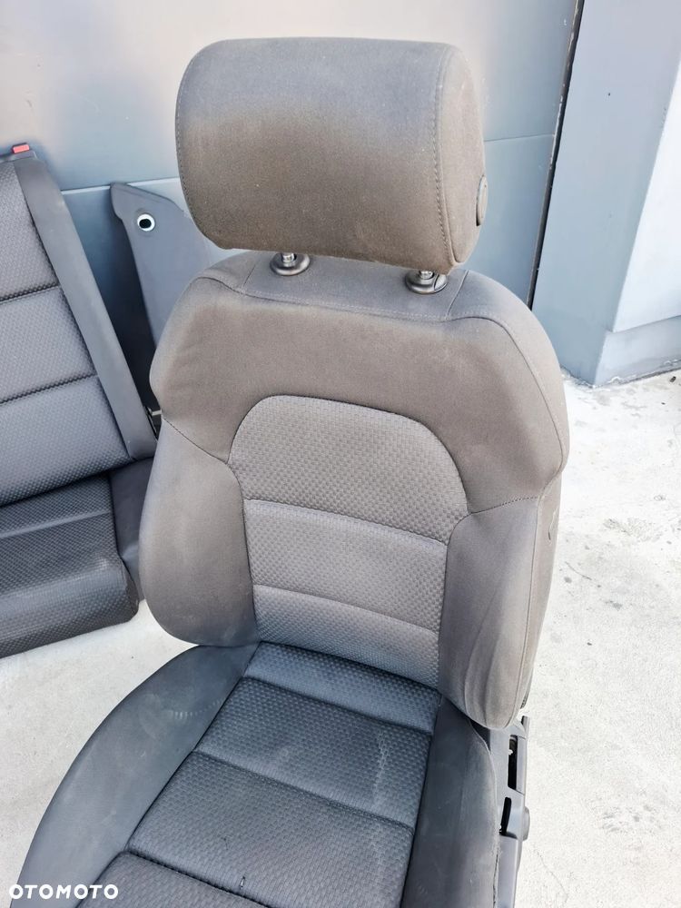 Fotele Siedzenia Kanapa Oparcie Welur Komplet Audi A6 C6 - 9