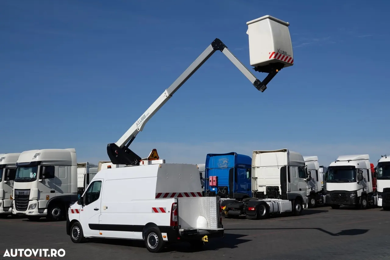 Renault MASTER / BASKET LIFT - 10 metri / 2021 / TABLA + LIFT / DUPA CONTRACTUL DE SERVICE / - 8