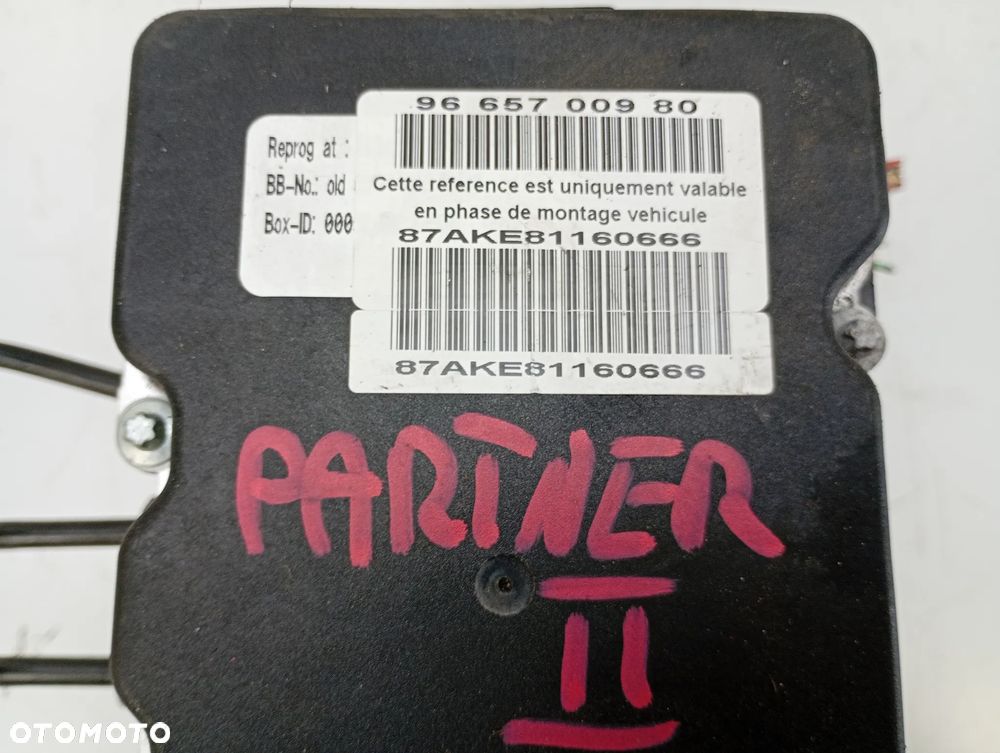 pompa abs citroen berlingo II peugeot partner II 0265950713 9665700980 - 7