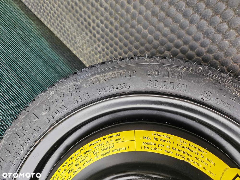 Kolo Dojazdowe Dojazdowka Zapasowe 4x100 VW Seat 3.5J R14 ET42 Pokrowiec - 28