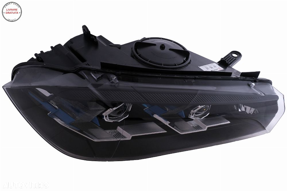 Faruri Full LED BMW X5 F15 (2013-2018) Conversie la G05 Design Negru- livrare gratuita - 4