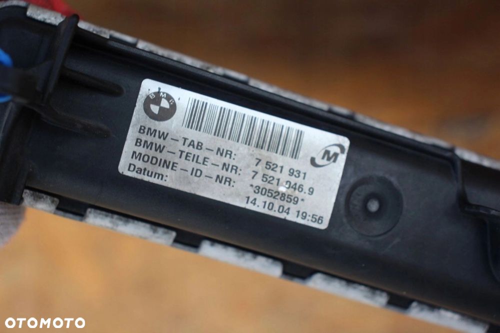 Chłodnica wody BMW e81 e82 e87 e88 e90 e91 e92 e93 n45 n43 n46 7521931 - 6