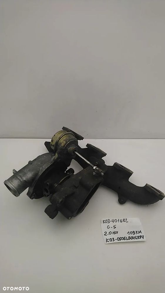 TURBINA 2.0 HDI 90KM 107KM 109KM 206 C5 K03-321246 K03-024DE5029629 - 13