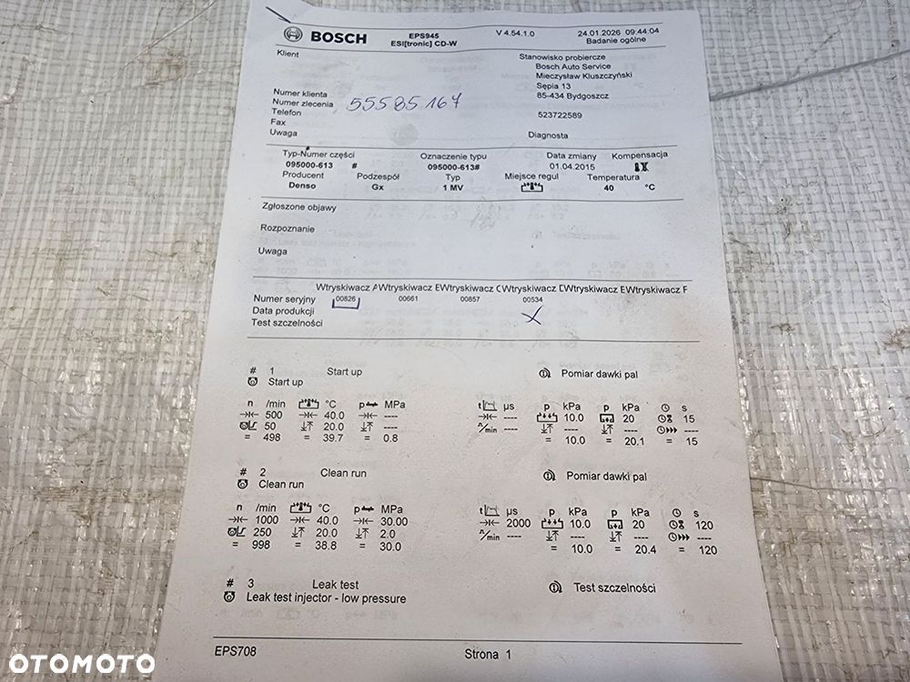 WTRYSK WTRYSKIWACZ OPEL ASTRA K V  1.6 CDTI 55585167 - 7