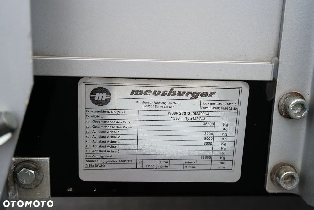 Inny MEUSBURGER / JUMBO / FIRANKA / MPG - 3 / MEGA / WYS. 3,2 M - 10
