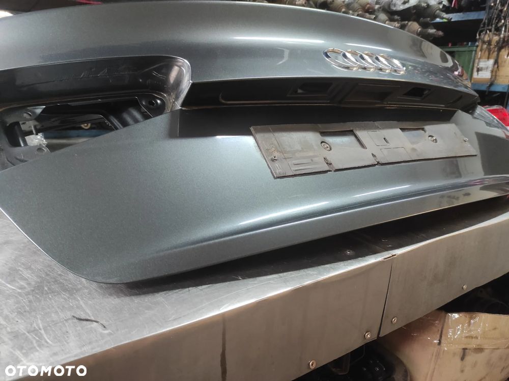 KLAPA BAGAŻNIKA TYLNA SZYBA AUDI A4 B8 LIFT SEDAN LX7R 6Y6Y DAYTONA GREY SZARA WYSYŁKA !!!! - 6