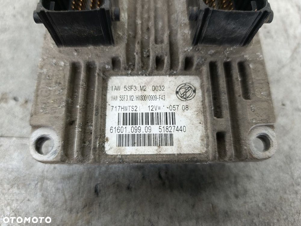 KOMPUTER, STEROWNIK FIAT GRANDE PUNTO 51827440  61601.099.09 1.4 8V - 3