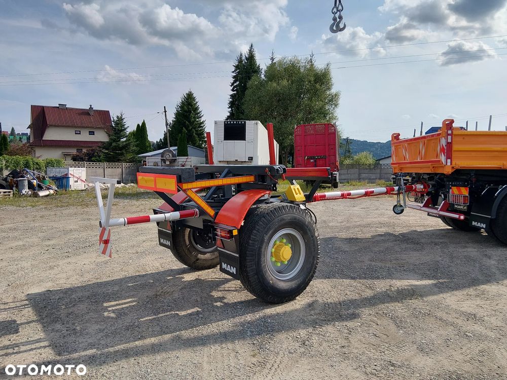 MAN Dłuzyca Man le 220 4x4 hds wywrotka wciagarka energetyka kiper blokady komunalny czołownica - 6
