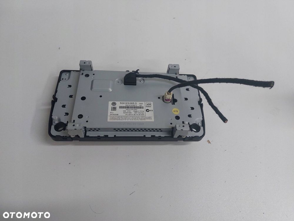 vw golf vii 7 monitor wyświetlacz radio 5g0919605d - 2