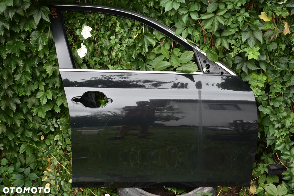 BMW E60 E61 DRZWI PRAWE PRZEDNIE PRZÓD BLACK SAPPHIRE METALLIC - 2
