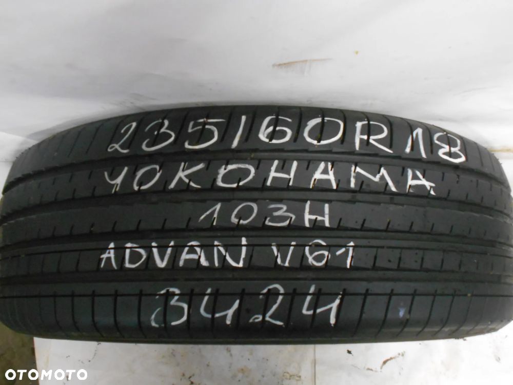 OPONA POJEDYNKA 235/60R18 YOKOHAMA ADVAN V61 DOT 3424 8MM - 1