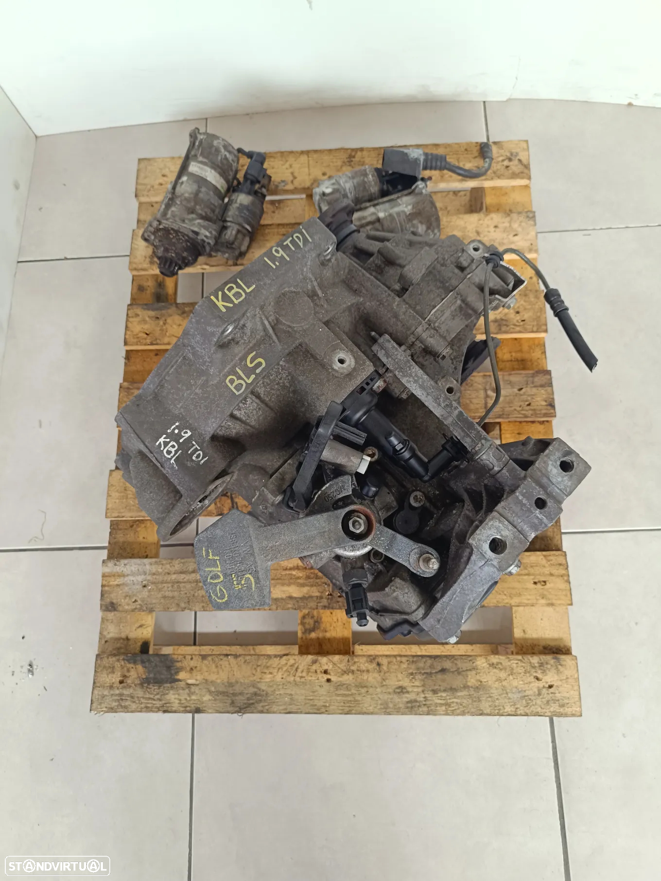 Motor golf 5 1.9TDI 105cv BLS caixa 5 velocidades KBL 2009 - 8