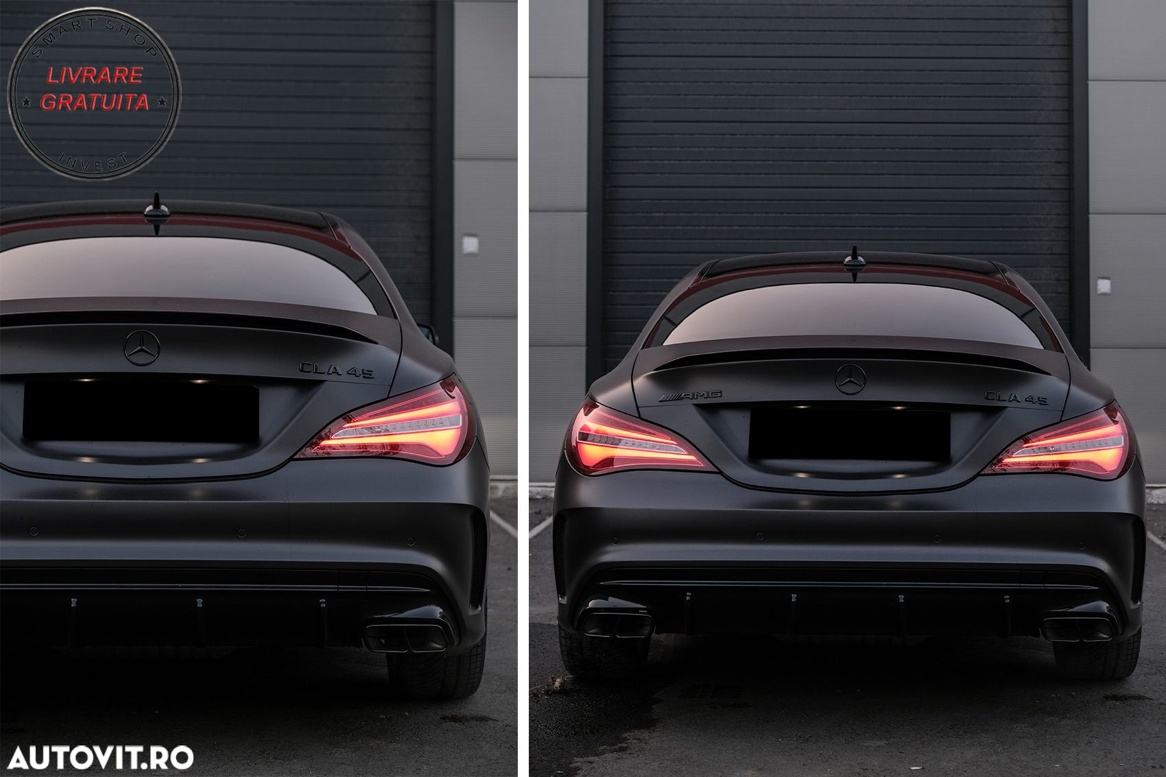 Ornamente pentru sistemul de evacuare Mercedes A-Class W176 (2012-2018) CLA W117 C- livrare gratuita - 18