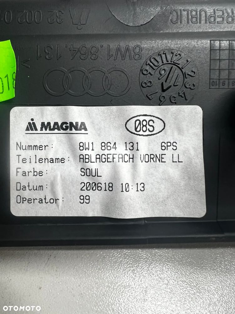 START STOP OSLONA POLKA KONSOLI DESKI AUDI A5 B9 8W1864131 - 3