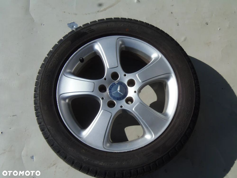 FELGI ALUFELGI ALUMINIOWE MERCEDS A KLASA W169 Z OPONAMI ZIMOWYMI 195/55 R16 5X112 - 4