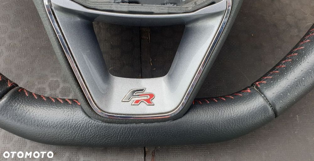 KIEROWNICA SKÓRA MULTIFUNKCJA 5F0419091M SEAT LEON III FR 5F - 12