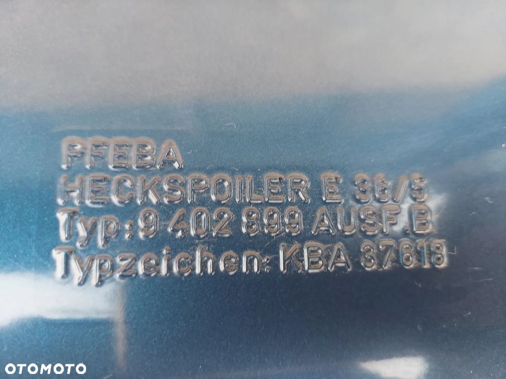 BMW E36 COMPACT SPOJLER LOTKA - 9