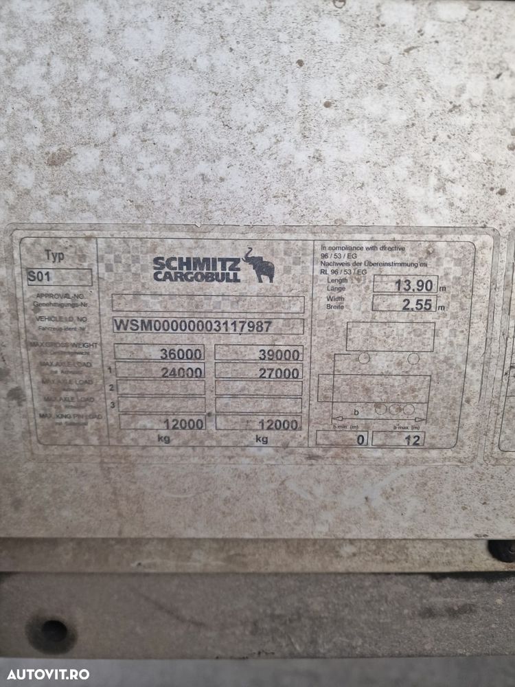 Schmitz Cargobull S01 2O Mega 2009 - 7