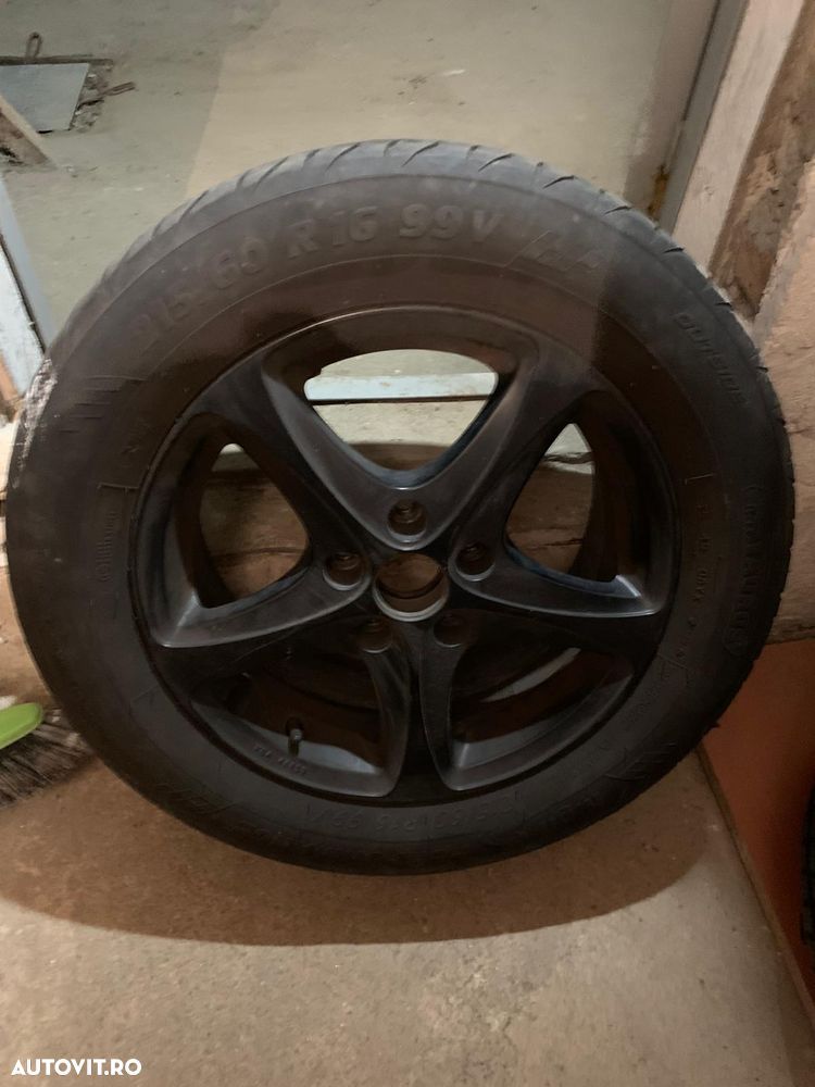 Jante CMS negre + anvelope vară 215/60 R16 99V – stare perfectă!!! - 2
