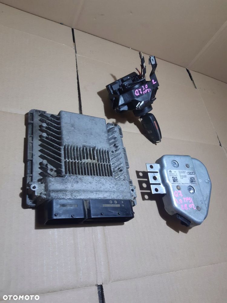 audi q7 4l 3.0 tfsi komputer sterownik silnika moduł ecu 4l0910551a rygiel - 2