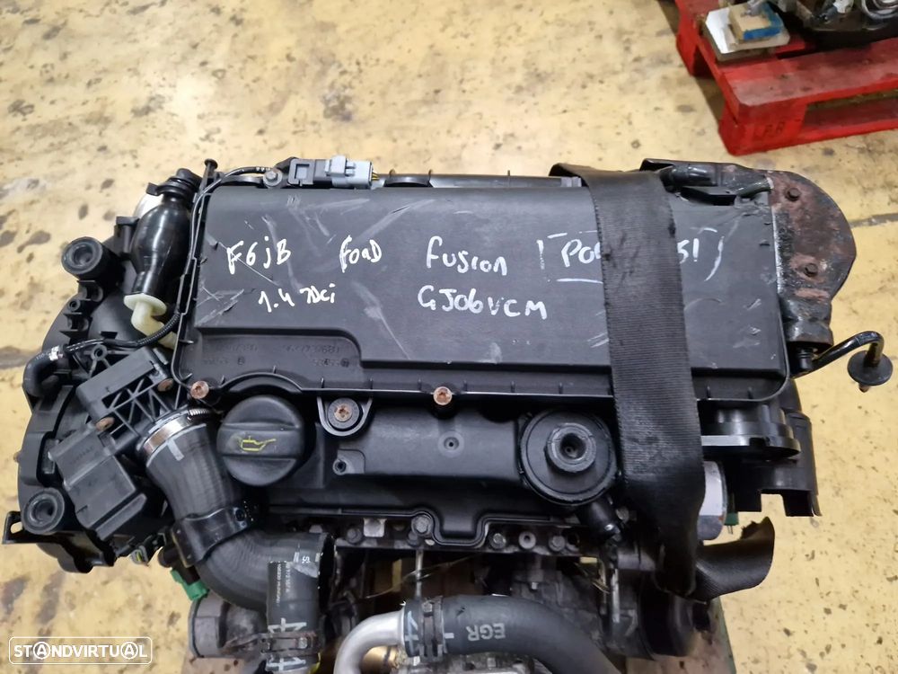 Motor usado F6JB FORD FUSION 1.4 TDCI 68CV FIESTA F6JA - 1