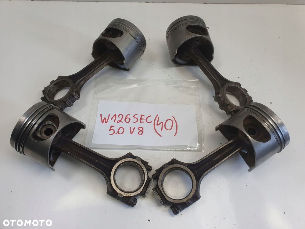 Mercedes W126 C126 5.6 V8 560 SEC TŁOK Korbowód - 2