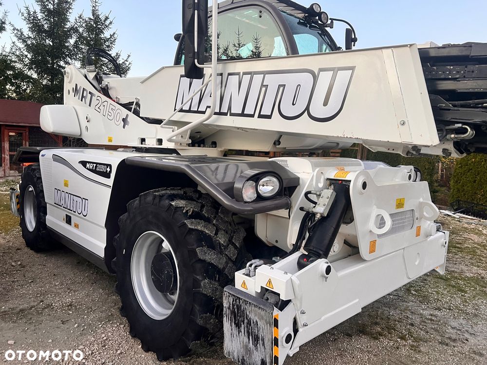 Manitou Ładowarka teleskopowa Manitou Mrt 2150 + Privilage Roto obrotowa 360 Pilot sterowanie radiowe Kosz Widły 2016/17 1840 2550 2540 silnik Mercedes 2150+ Merlo - 34