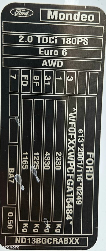 Ford Mondeo 2.0 TDCi Titanium 4WD PowerShift - 33