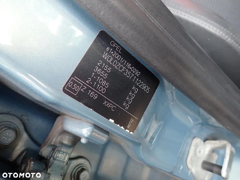 CZĘŚCI - Opel Vectra C 1,9 CDTI Z19DTH 150KM FILM FL LIFT 6B F40 KOMBI lakier Z169 2007r. INDEX - 9643 - 16