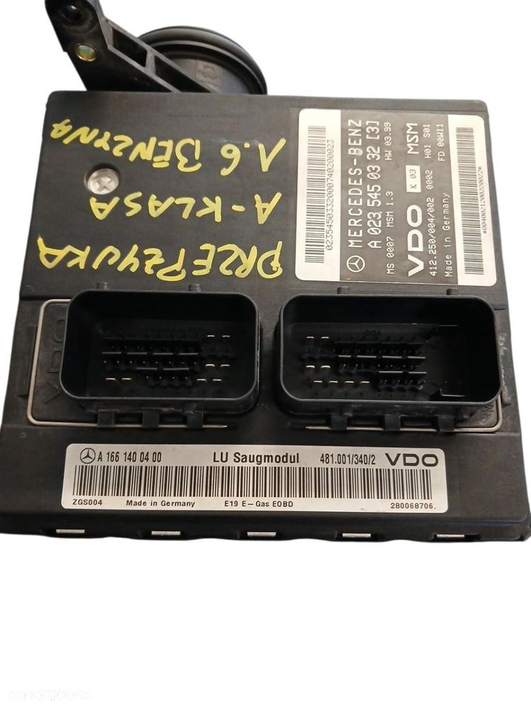 KOMPUTER  SILNIKA MERCEDES W 168 1.6 I A0235450232 - 3