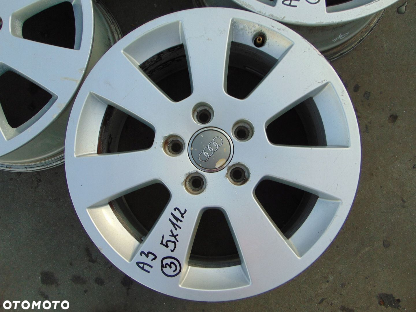 AUDI A3 8P A4 B6 FELGI ALUMINIOWE 16 5x112 6.5J ET50 8P0601025A KPL - 7