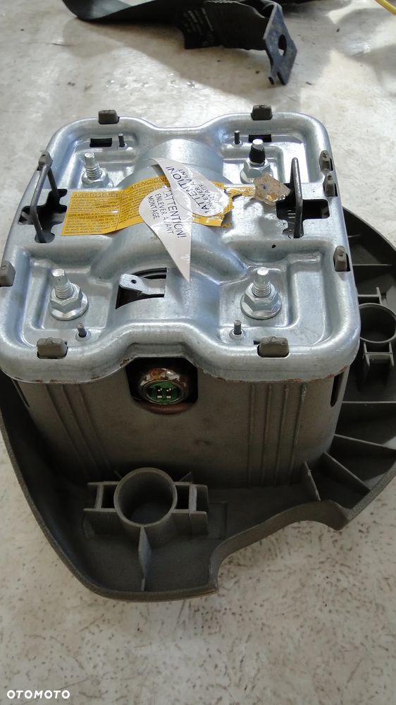 RENAULT CLIO III DESKA KONSOLA PODUSZKI PASY KOMPLET ORYGINAŁ EUROPA - 11